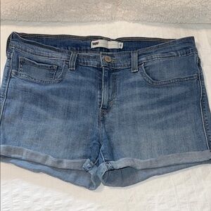 Levi's Blue Denim Women's Shorts